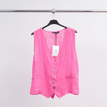Load image into Gallery viewer, Cecilia Wang Linen Vest ( One Size )
