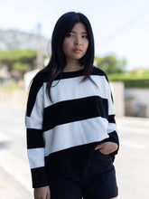 Load image into Gallery viewer, Cecilia Wang Striped Pullover ( One Size )
