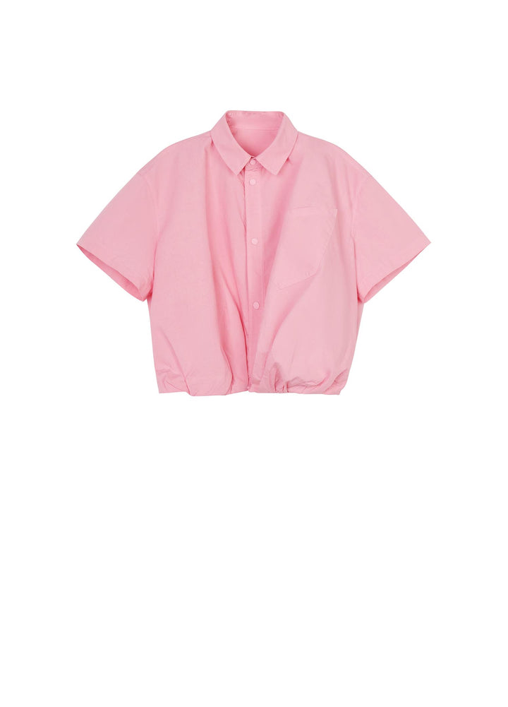 JNBY1900 ss pink shirt (SZ 6-12)