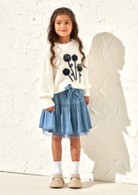 Load image into Gallery viewer, Angel &amp; Rocket flower sweater (SZ 3-12)

