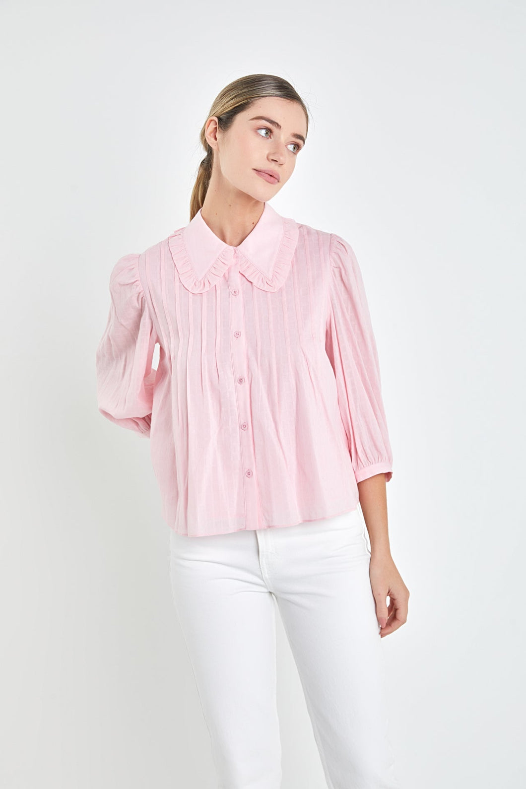 English Factory pink blouse (SZ XS-L)