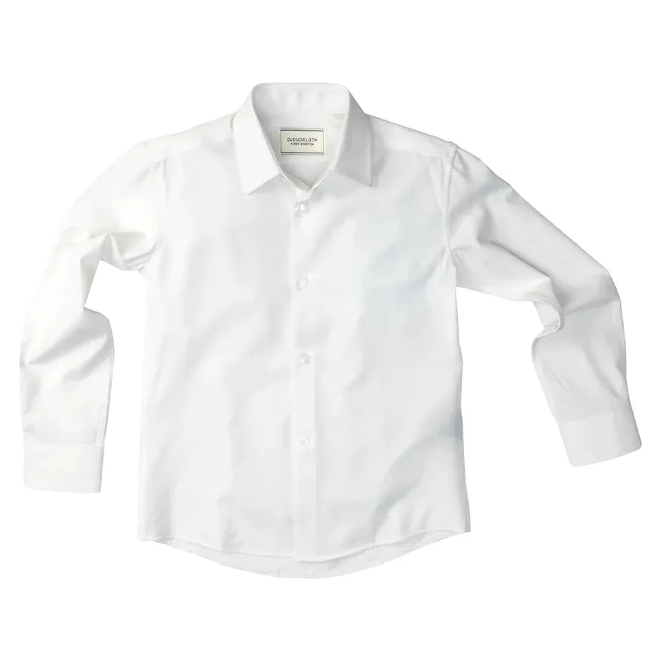 Isaac White shirt (Sz 4y - 12y)
