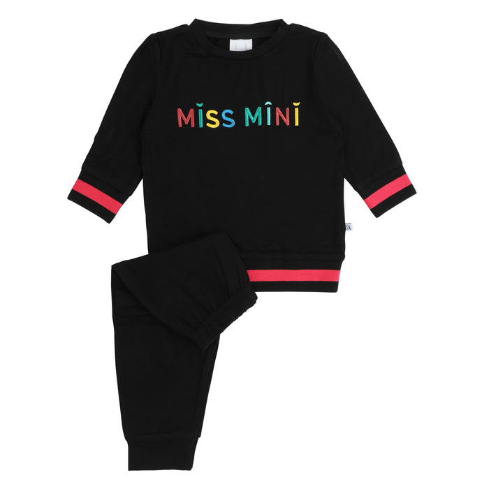 Miss Mini 2pc w/ embroidery (SZ 18m-14y)
