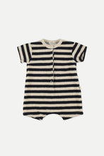 Load image into Gallery viewer, Little Cozmo boys striped romper (SZ 12-24m)
