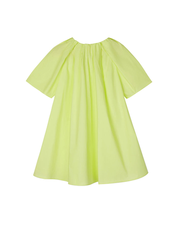 JNBY1460 neon green dress (SZ 3-14)