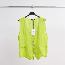 Load image into Gallery viewer, Cecilia Wang Linen Vest ( One Size )
