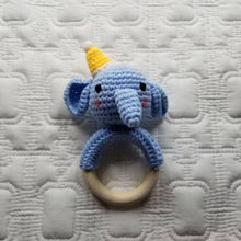 Load image into Gallery viewer, Knitting Bunny crocket Rattle
