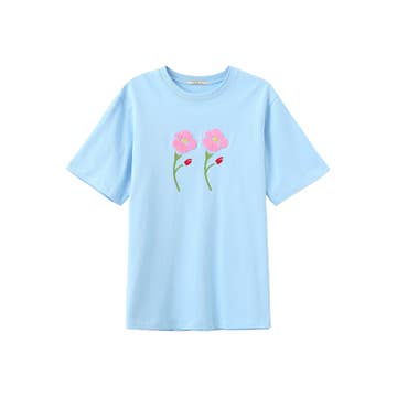Cubic flowers t-shirt (SZ S-L)