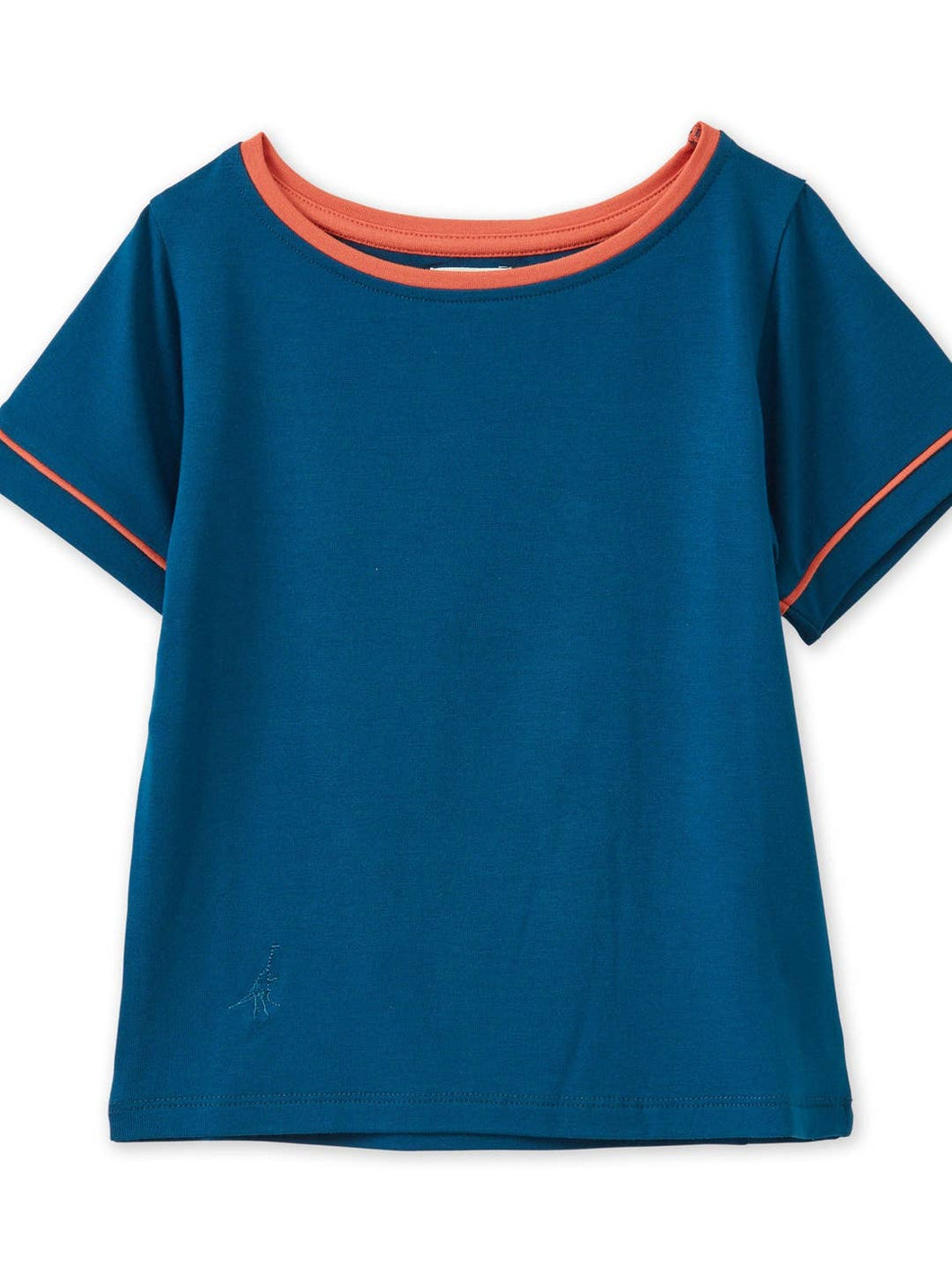 Vild Prussian blue t- shirt (SZ 1- 6y)