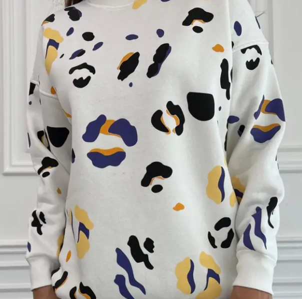Max Mila Printed Sweatshirt ( Sz S-L)