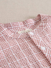 Load image into Gallery viewer, Dadati red checked shirt  (SZ 3-12)
