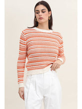 Load image into Gallery viewer, Daphnea gradient striped sweater (SZ S-L)
