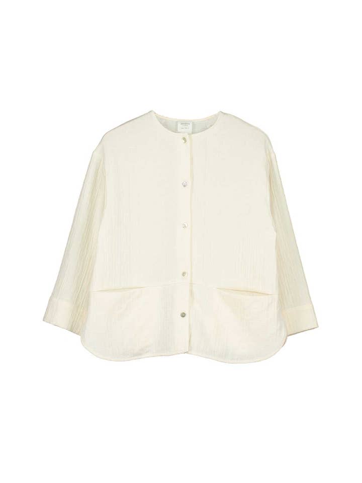 Mishti White blouse ( Sz 12 -XS)