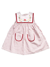 Load image into Gallery viewer, Phlona  red embroidered dress (SZ 12m-5)

