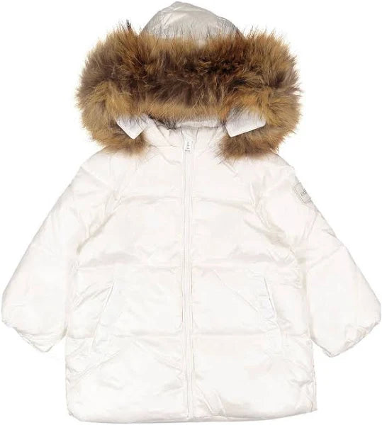 ADD white bear graphic jacket (SZ 3m-9m)